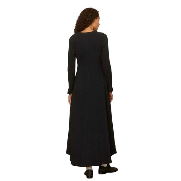 Christy Dawn Bowie Maxi Dress Noir Black Long Sleeve Women Large - Picture 8 of 8
